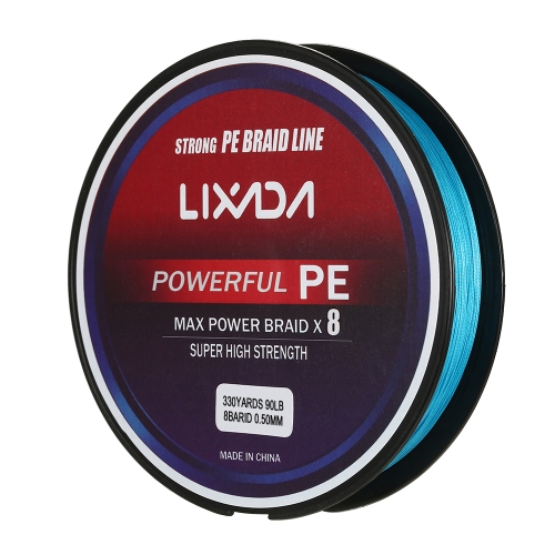 

LIxada 300M / 330Yds 8 Strands PE Braided Fishing Line Super Strong Multifilament Fishing Line Carp Fish Line Wires Rope Cord 20-90lb