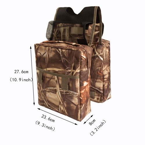 

Outdoor Sport Hunting Raider Camouflage Saddlebag ATV Tank Bag for Enthusiast