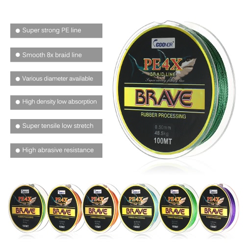 

4 Strands 100M Braided Fishing Line