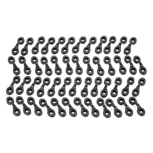 

50pcs Nylon Kayak Boat Eye Pads Tie Down Pad Eyes Аксессуары для каноэ Ударный шнур Крепежный комплект для замены зубчатых колес