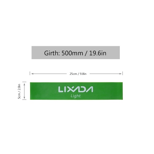 

Lixada Sports Exercise Resistance Loop Bands Set Elastic Booty Band Set for Legs and Strength Training