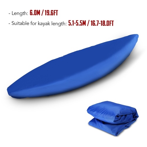 Couverture de protection de kayak universelle professionnelle Bouclier anti-poussière résistant aux UV résistant à l'eau pour canot