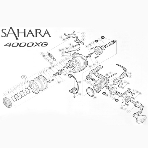 Shimano SAHARA FI Spinning Reel 4 + 1BB Saltewater Freshwater Fishing Reel Gear