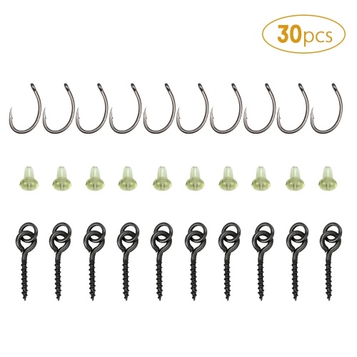 

30pcs/50pcs Carp Fishing Tackle Fishing Accessories Hook