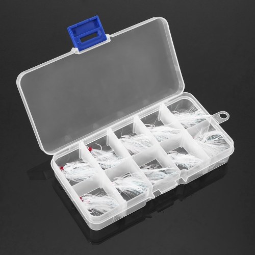 

20pcs Strong Treble Hooks #2 / #4 / #6 / #8 / #10 Fishhook Fishing Terminal Tackle