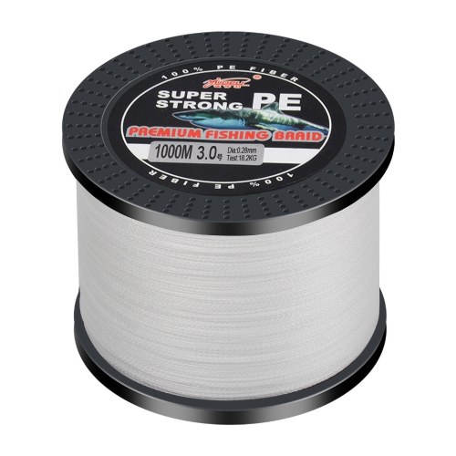 

1000m 4 Strands Knitted Abrasion Resistant Fishing Line Strong PE Lines