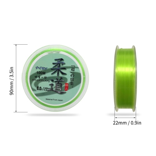 

100m Fishing Line 0.6#-8# Monofilament Fluorocarbon Nylon Fishing Line