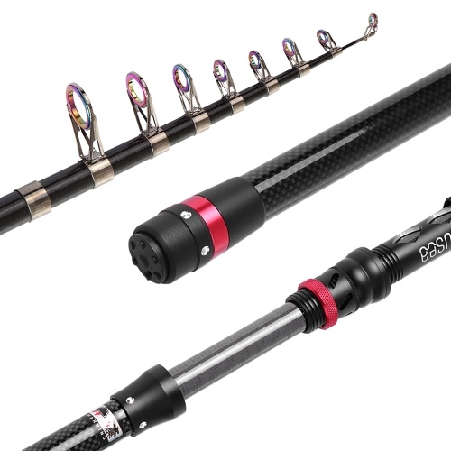 

Blusea Fishing Rod Super Light Telescopic Carbon Sea Fishing Rod