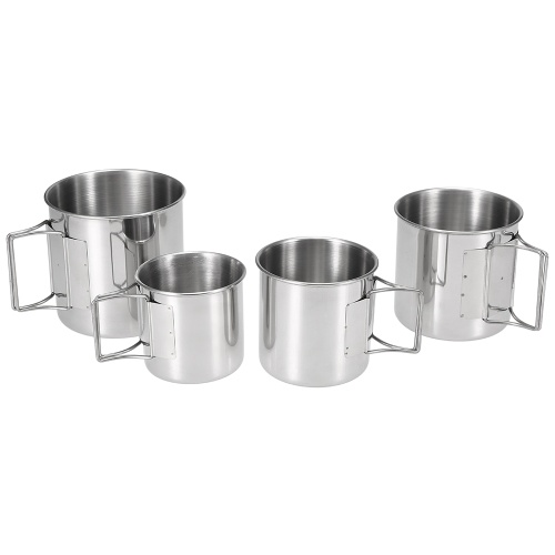 

Pack of 4 Stainless Steel Cups Set