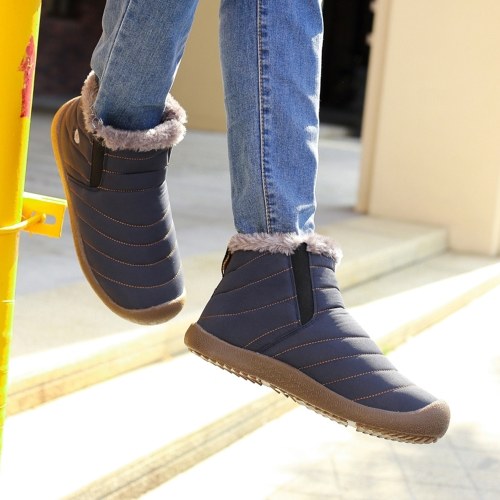 

Outdoor Water-resistant Non-slip Snow Boots Slip-on Winter Warm Shoes