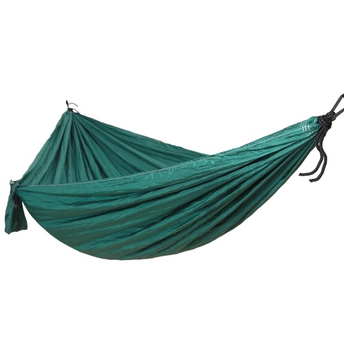 Camping Hammock Portable Nylon Parachute with Tree Straps Carabiners for Hiking Backpacking Travel Beach