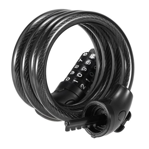 

Bicycle Coded Wire Lock Anti-theft 5-Digit Coded Lock Anti-shear Safety Cable Chain Lock Waterproof Bike Tyre Shackle