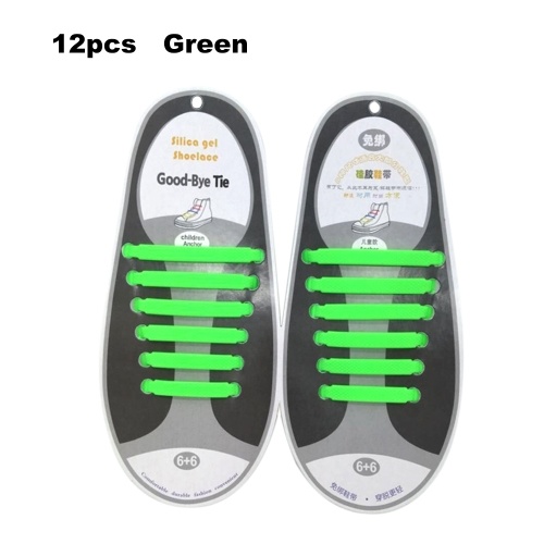 

No Tie Shoelaces Waterproof Elastic Silicone Tieless Shoe Lace