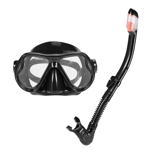 Lixada Adulti Maschera per apnea Snorkeling Set Anti-fog Diving Snorkeling Occhiali Set Scuba Nuoto Maschera occhiali in vetro temperato Occhiali per uomo Donna