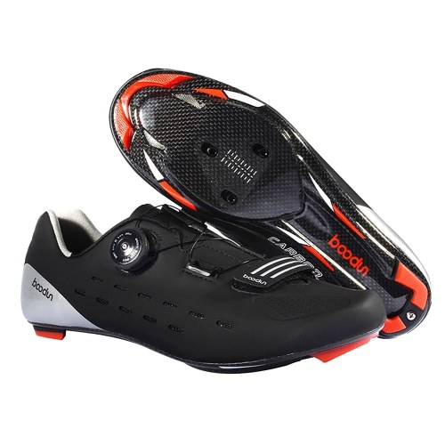 

Road Cycling Shoe Ultralight Carbon Fiber Road Bike Athletic Riding Shoes