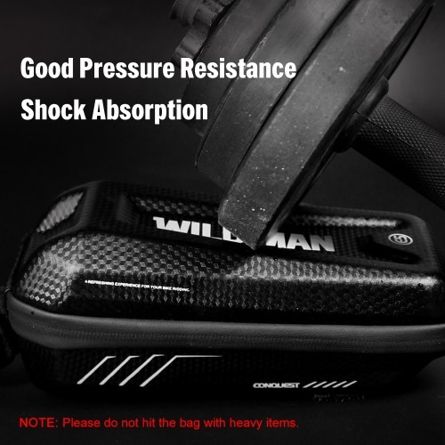 Bike Frame Bag Rainproof Bike Top Tube Bag Bicycle Bag Cycling Frame Pack with Double Zipper Design 