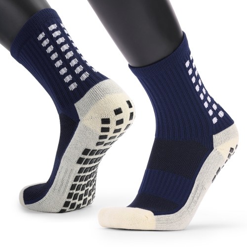 

Men's Anti Slip Football Socks Athletic Long Socks Absorbent Sports Grip Socks for Basketball Soccer Volleyball Running Trekking Hiking 1 Pairs / 3 Pairs