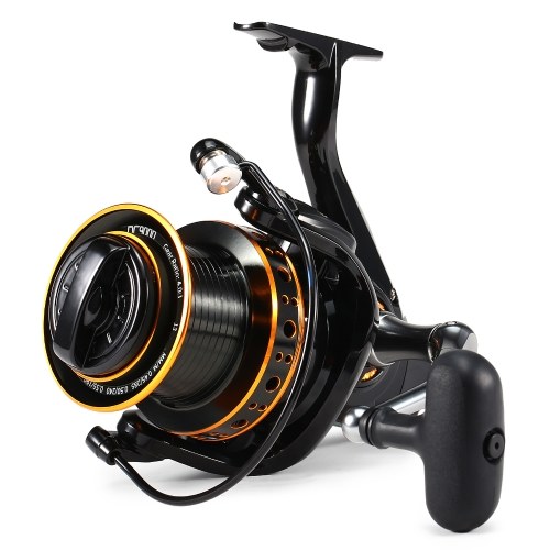 13BB Spinning Reel 4.0:1 Speed Ratio Big Trolling Fishing Reels with Interchangeable Collapsible Left and Right Handle