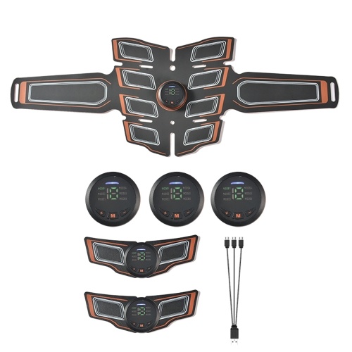 

Eight Abdominal Muscle Shaper Househeld Exercise Equipment Body Slimming Fat Burning Exerciser Shape Building Fitness Electric Muscles Training Machine