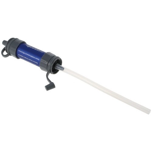 Outdoor Water Filtration System Water Filter with Drinking Pouch & Straw 