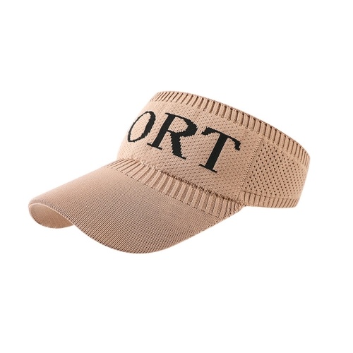 

Women Sport Sun Visor Hat Elastic Adjustable UV-Protection Wide Brim Sun Cap for Golf Tennis Running