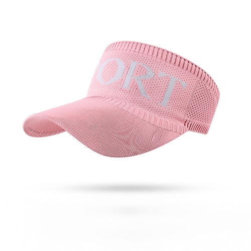 

Women Sport Sun Visor Hat Elastic Adjustable UV-Protection Wide Brim Sun Cap for Golf Tennis Running