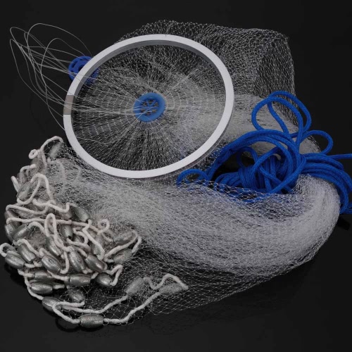 3.2 * 1.2m Nylon monofilamento pesce branchia netto per la colata a mano