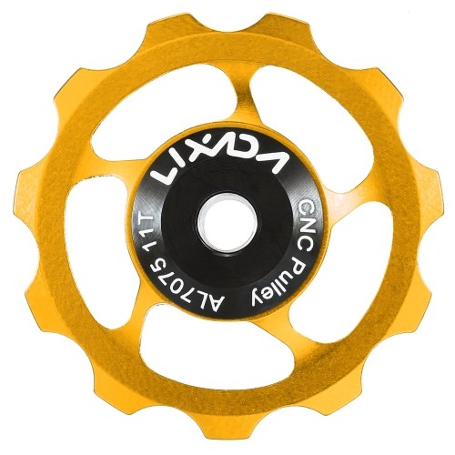 

LIXADA 11T MTB Bicycle Rear Derailleur Jockey Pulley Wheel Ceramic Bearing Pulley Aluminium Alloy Road Bike Guide Roller