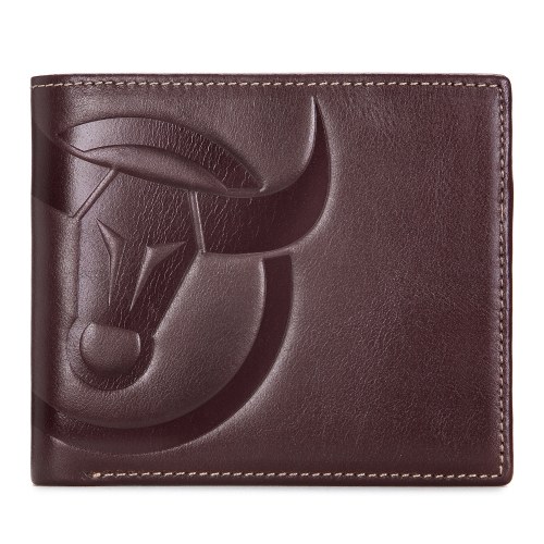 Vintage Cow Leather Wallet Card Holder Wallet Purse Gift for Men