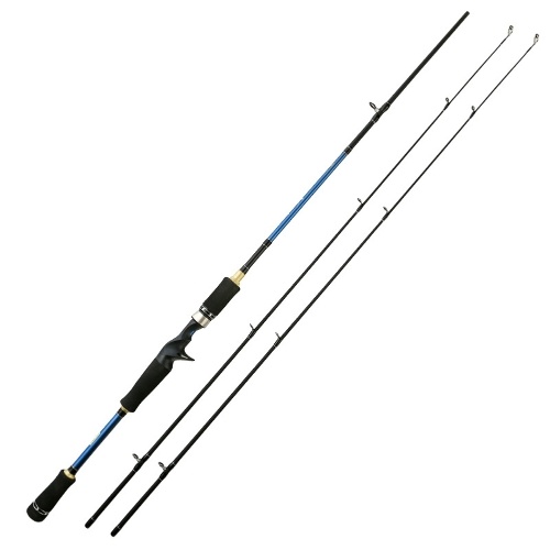 Conjunto de Vara de Estrada de Carbono Sraight Shank M / ML Vara de pesca de vara dupla Vara de pesca longa distância