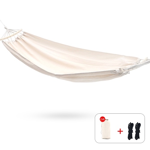 

Single Person Hammock Chair with Carry Bag Swing Bed for Travel Outdoor Camping Hiking Garden Patio Backyard