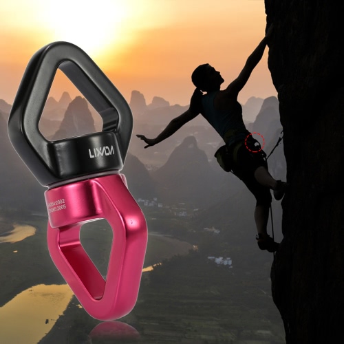 Lixada 30kN Rope Swivel Connector Sealed Bearing Rescue Climbing