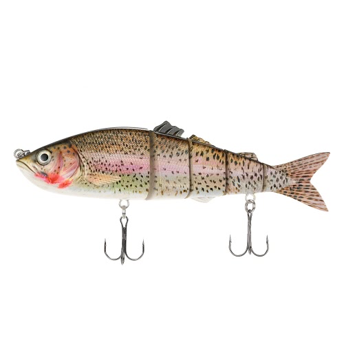 Lixada 22cm / 25cm Lifelike Multi-jointed 5-segement Swimbait Hard Fishing Lure Bass Bait