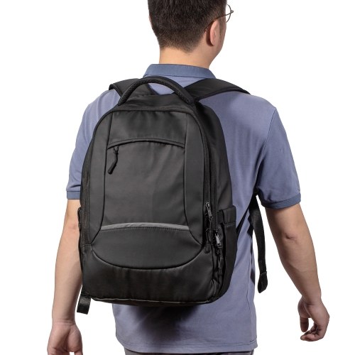 Lixada Backpack with USB-Powered Cooling Fan Large-Capacity Laptop Backpack Compatible with 16-inch Laptop or Clothes 