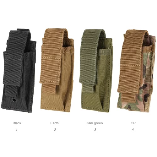 Tactical Single Magazine Pouch Pistol Rifle Outdoor Gear Accessary Pouch Oxford Fabric