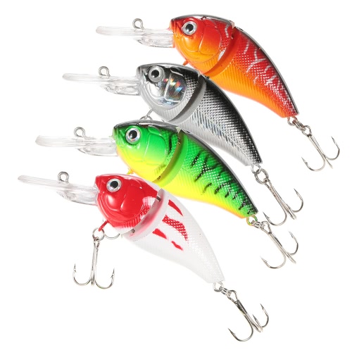 4pcs/bag ABS Sub Hard Bait Tremble Aquatic Lure