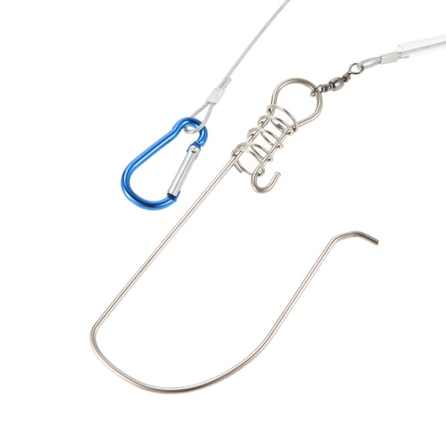 

5 Snaps Stainless Steel Fish Stringer Fishing Accessories Tackle Tool