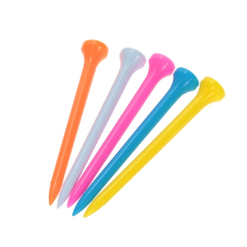 

100pcs Plastic Golf Tees Golf Ball Tee Golfer Aid Tool Mixed Color