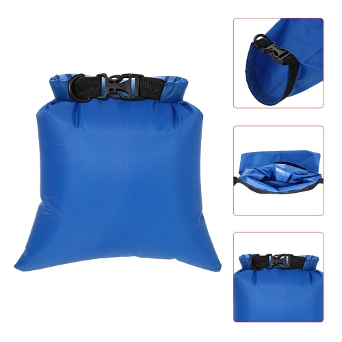 Docooler Pack of 3 Waterproof Bag 3L+5L+8L Outdoor Ultralight Dry Sacks for Camping Hiking Traveling