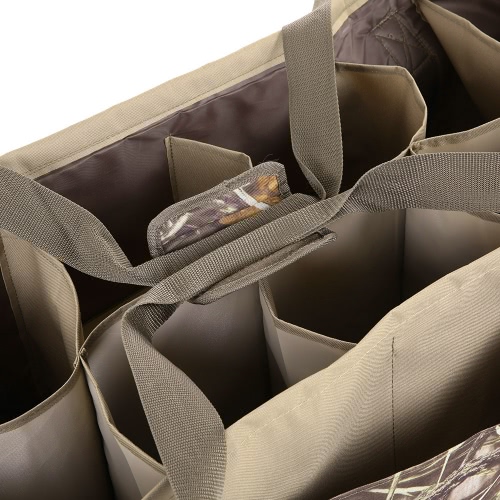 

12 Slot Duck Decoy Bag Padded Adjustable Shoulder Strap Water Dirt Drain System
