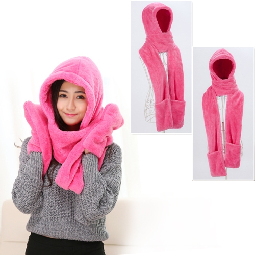 

Родительский стиль Осенняя и зимняя коллекция Cute Extra Thick and Long Comfortable Warm Female Neck Scarf Hat Gloves Three Pieces