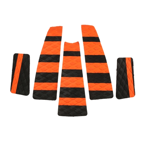 

5pcs Surf Ripper Traction Tail Pads Surfing Surfboard Surf Deck Grips Adhesive Stomp Pad for Surfing and Skimboarding