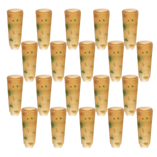 

20PCS Anti-tangle Sleeves Tail Rubber Tube Carp Рыболовные снасти Аксессуары для рыболовных терминалов