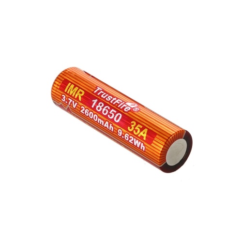 

1 шт. TrustFire IMR 18650 Аккумуляторная литий-ионная аккумуляторная батарея 2600mAh 3.7V 40A с высокой скоростью для светодиодного фонарика