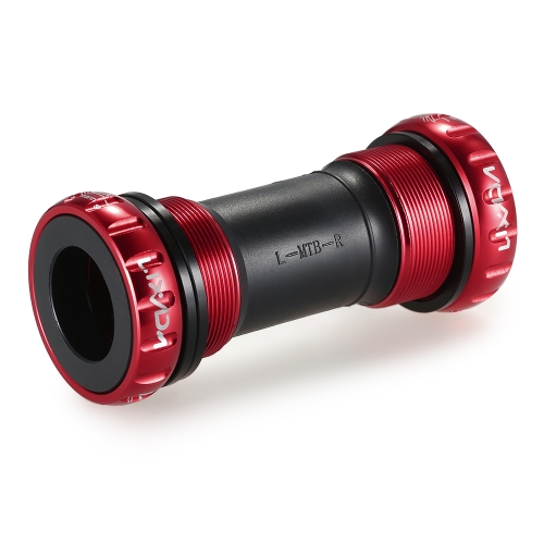 Lixada MTB Mountain Bike Bicycle Cycling  Thread Type Bottom Bracket Aluminum Alloy 68mm/73mm BB Crank Set Bearing Axis Parts