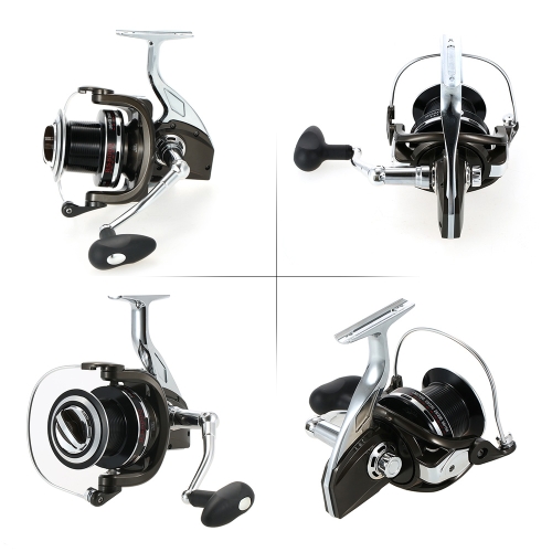 

12+1 Ball Bearing 4.9:1 Models 8000 Super Smooth Spinning Fishing Reel Full Metal Body and Metal Spool Right/Left Interchangeable Fishing Reel for Freshwater Saltwater