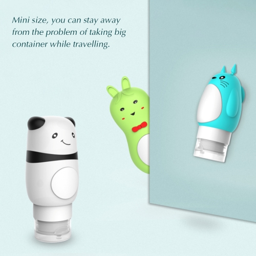 

Refillable Cartoon Cute Animal Shaped Travel Bottle Set Squeezable Silicone Bottles Kit Style