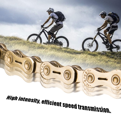 

Silver Mountain Bike Road Bicycle Accessories Practical Bicycle Chain for 6 / 7 / 8 Speed