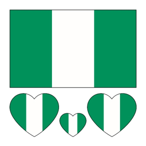 

Football Fan National Flag Sticker for 2018 FIFA World Cup