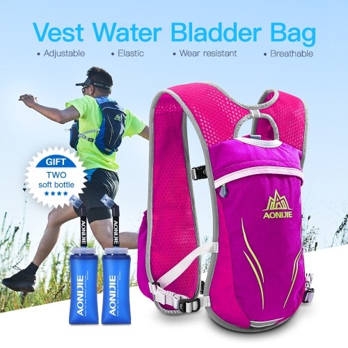 

AONIJIE Outdoor Hydration Pack Running Vest Pack Water Bladder Bag for Sports Running Hiking Cycling Climbing Marathon